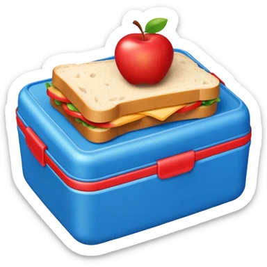 lunch box of kid sticker