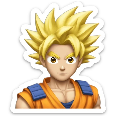 sangoku supersayen sticker