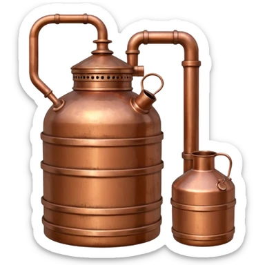 moonshine still sticker