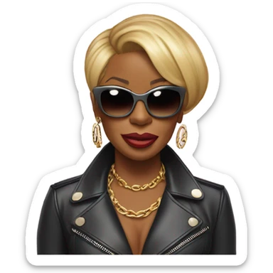 Mary J. Blige Real Love Video Outfit sticker