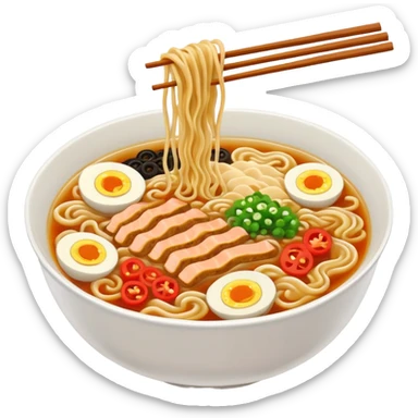 Ramen in a Bowl. sticker