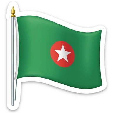 Pti flag emoji arrow one politics sticker