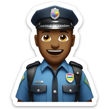 gay policeman sticker