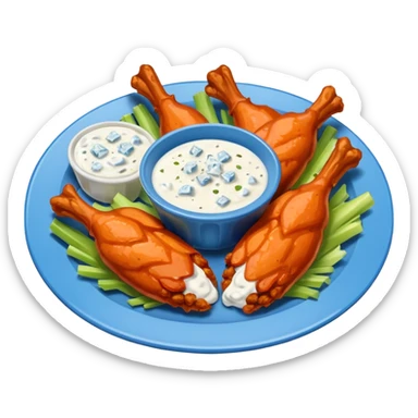 buffalo chicken wings sticker