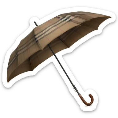 Burberry umbrella sticker