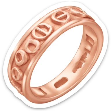 rose gold ring sticker