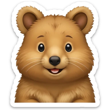 a cutie quokka sticker