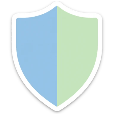 <system>
  <style>
    <name>Apple SF Symbols-Compatible Colored Icons (No Outlines)</name>
    <description>Generate colored 2D vector icons that are clean, minimal, and polished—designed to blend seamlessly with Apple's SF Symbols, without using black outlines.</description>
    <rules>
      <color>
        <palette>Soft, modern system-like colors (e.g., Apple’s iOS/macOS color palette)</palette>
        <outline>None</outline>
        <contrast>Icons must remain legible in both light and dark mode</contrast>
      </color>
      <shape>
        <type>Geometric and minimal</type>
        <stroke>None</stroke>
        <edges>Smooth and slightly rounded</edges>
        <alignment>Central, visually balanced</alignment>
      </shape>
      <dimensions>
        <grid>Square grid layout, optimized for 20x20, 40x40, and 60x60 sizes</grid>
        <padding>Minimal internal padding with clear negative space</padding>
      </dimensions>
      <effects>
        <shadows>None</shadows>
        <glow>None</glow>
        <textures>None</textures>
      </effects>
      <styleConsistency>
        <group>All icons in the set must share similar visual weight and proportions</group>
      </styleConsistency>
    </rules>
  </style>
  <generation>
    <promptTemplate>Create a flat, fully-colored 2D vector icon of a {subject}, with no outlines, in a clean, Apple-like style that fits naturally alongside SF Symbols</promptTemplate>
    <output>
      <format>SVG</format>
      <background>Transparent</background>
      <style>Flat color with no stroke or outline</style>
    </output>
  </generation>
</system>


{subject} = shield sticker