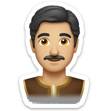 traditional azerbaijani male sticker