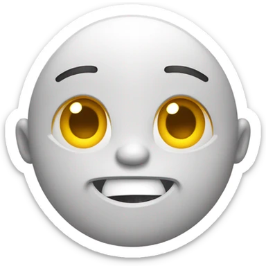 create face with happy and sad reaction together sticker