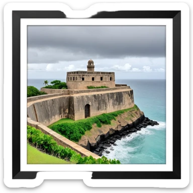 El morro Puerto Rico sticker