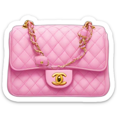 Chanel purse sticker