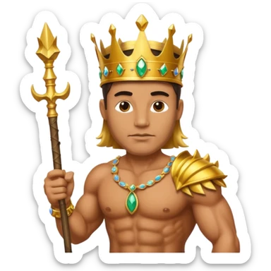 ancient jungle king sticker