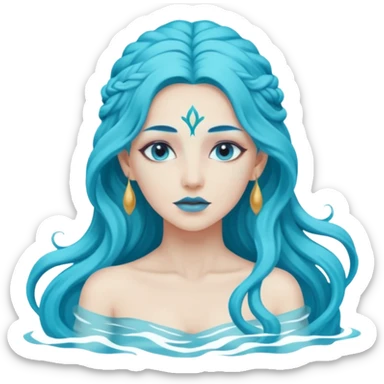 diosa del agua sticker