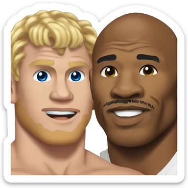 Mike Tyson vs Jake Paul sticker