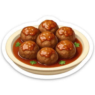 Polpette che allevano polpette sticker