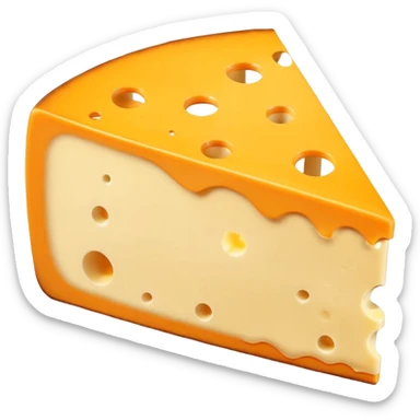 category of product: CHEESE_DELI
A cheese assortment: a wedge of cheese leaning against a small rounded deli slice. sticker