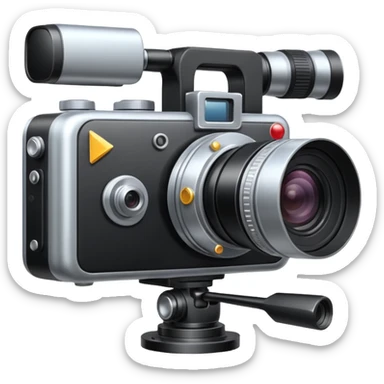 Camera with directions arrows or area view sticker