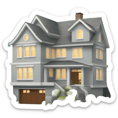 modern houses sticker
