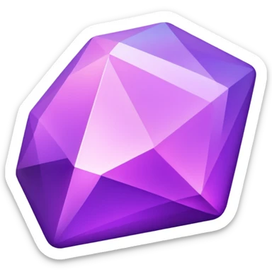 holographic purple form sticker