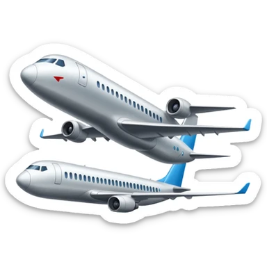 plane take off fother angle sticker