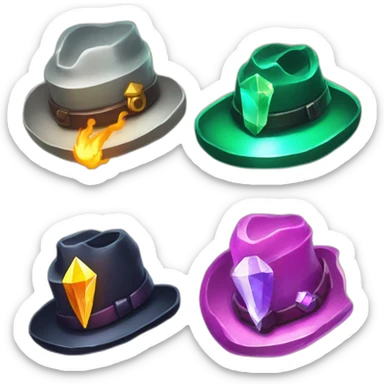 Pixel Battle Badge Admin Fedora Diamond Obsidian Emerald Flame Shiny Glow Reward Legendary Unique Epic Mystery sticker