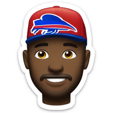 Buffalo bills emoji sticker