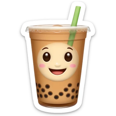 Bubble Tea Emote sticker