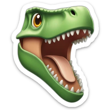 Dinosaurio sin mandibula sticker