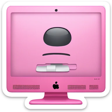 iMac Pink  sticker