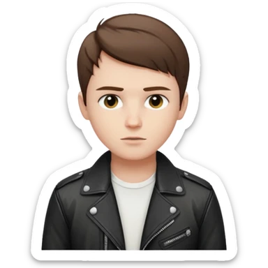 Connor from detroit become human sticker