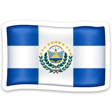 El Salvador flag sticker