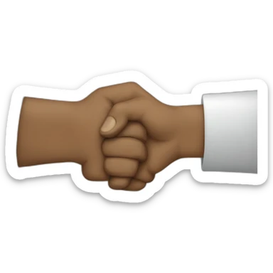 Obama fist bumping sticker