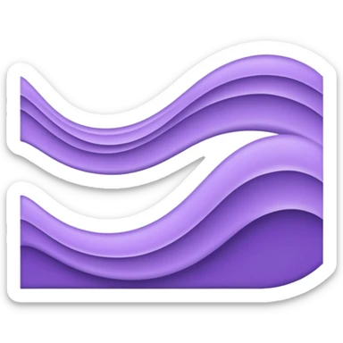 lavender Abstract Border Illustration
 sticker