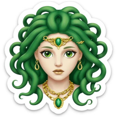 Medusa Versace sticker
