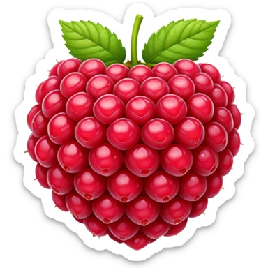 Raspberry sticker