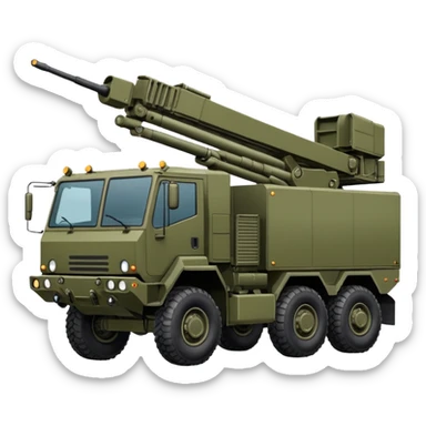 three-axle wheeled chassis himars sticker