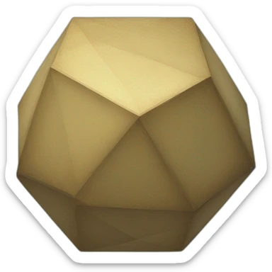 icosahedron sticker