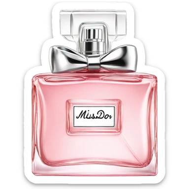 Miss Dior perfume in bow sticker