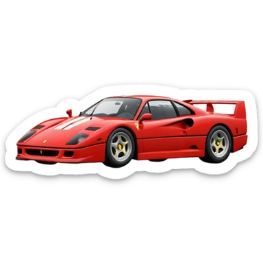 ferrari f40 sticker