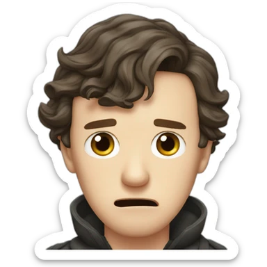 Crying Benedict Cumberbatch sticker