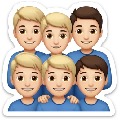 Create an emoji for the group named The BOYz. sticker