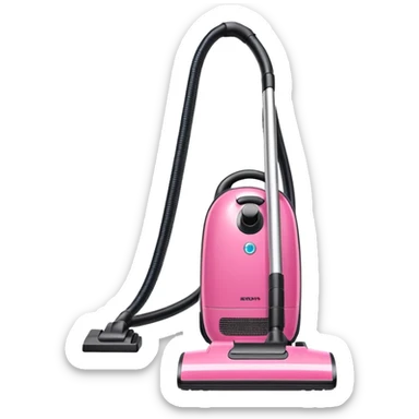 pink scandinavian vaccum sticker