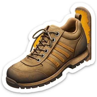 generate a ultra realistic cinematic shoe print-style inscription "ИСТОРИЧЕСКИЙ" sticker