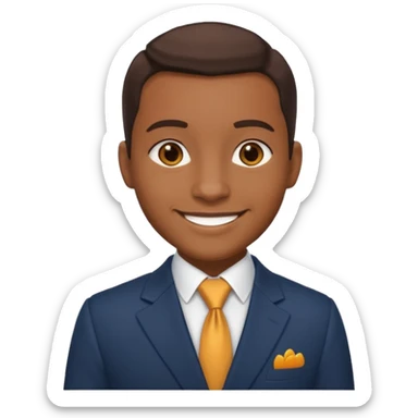 public official/politician/bureaucrat (african descent)  sticker