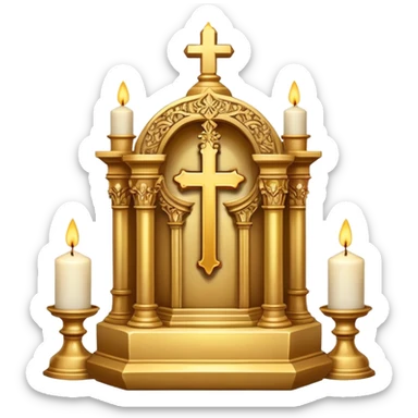 create an emoji that represents the holy sepulcher, holy sabbath sticker
