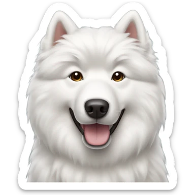 Samoyed dog sticker