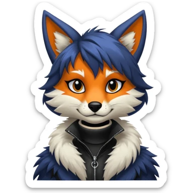 Edgy anthro furry by Falvie, LiLaiRa, AngieWolf sticker