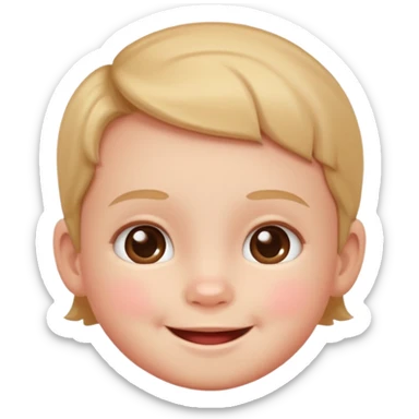 Toddler kids face sticker