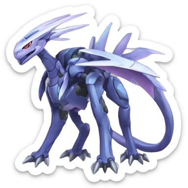  Cool Cute Edgy Futuristic Ethereal Digimon-Genesect-Dialga-Reptile full body sticker